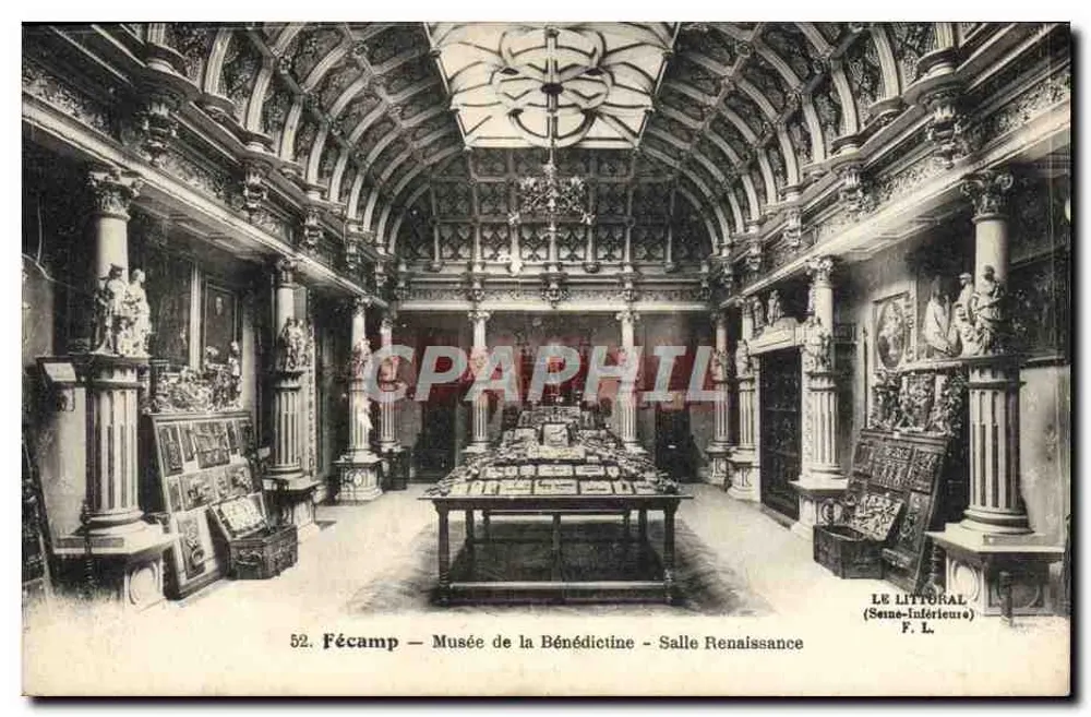 Fécamp — Museum der Benediktiner — Renaissance-Saal — LE LITTORAL (Seine-Inférieure) F. L. - Vorderseite