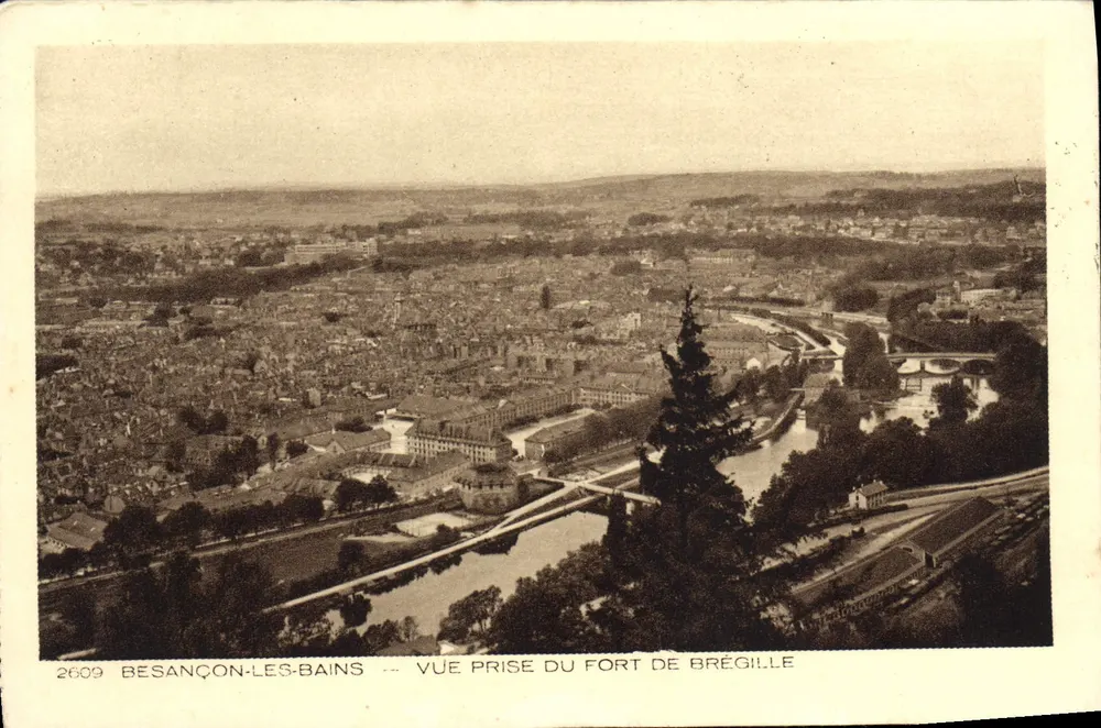Besançon-les-Bains — Ansicht von Fort de Brégille — n° 2609 - Vorderseite