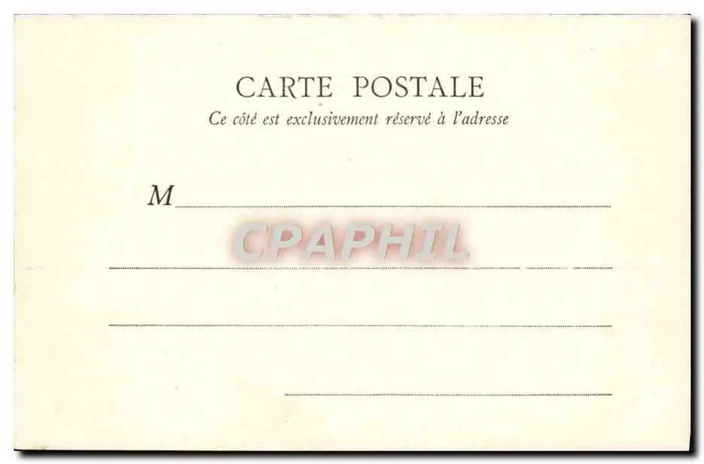 La Ferté-sous-Jouarre (S.-et-M.) — O Teatro — A. Boudier, impr. édit., Versailles - Verso