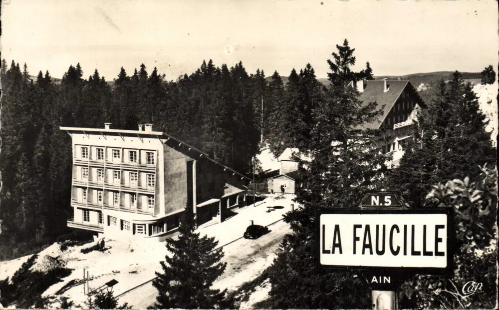 La Faucille — Vista general del paso de 1393 m — editor C.A.P. n° (55) - Anverso