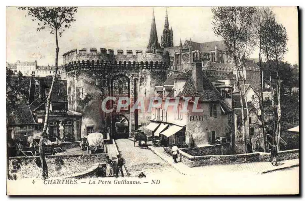 Chartres — A Porta Guillaume — Editor Buxette, n°4 - Frente