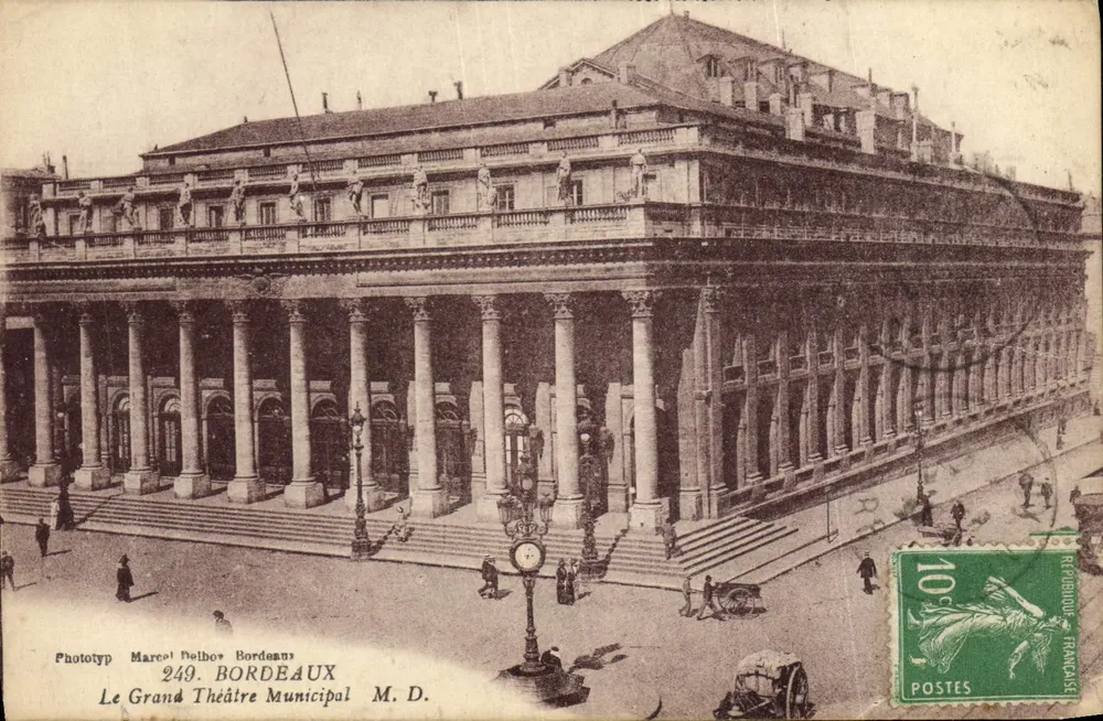 Das Große Stadtschloss — Bordeaux — Phototyp Marcel Belboz, n° 249 - Vorderseite
