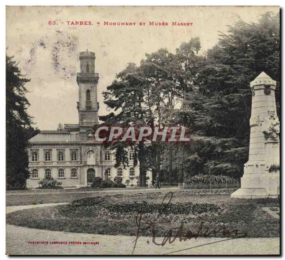 Tarbes - Monument e Museu Massey — Fototipia Labouhne Frères Toulouse - Frente