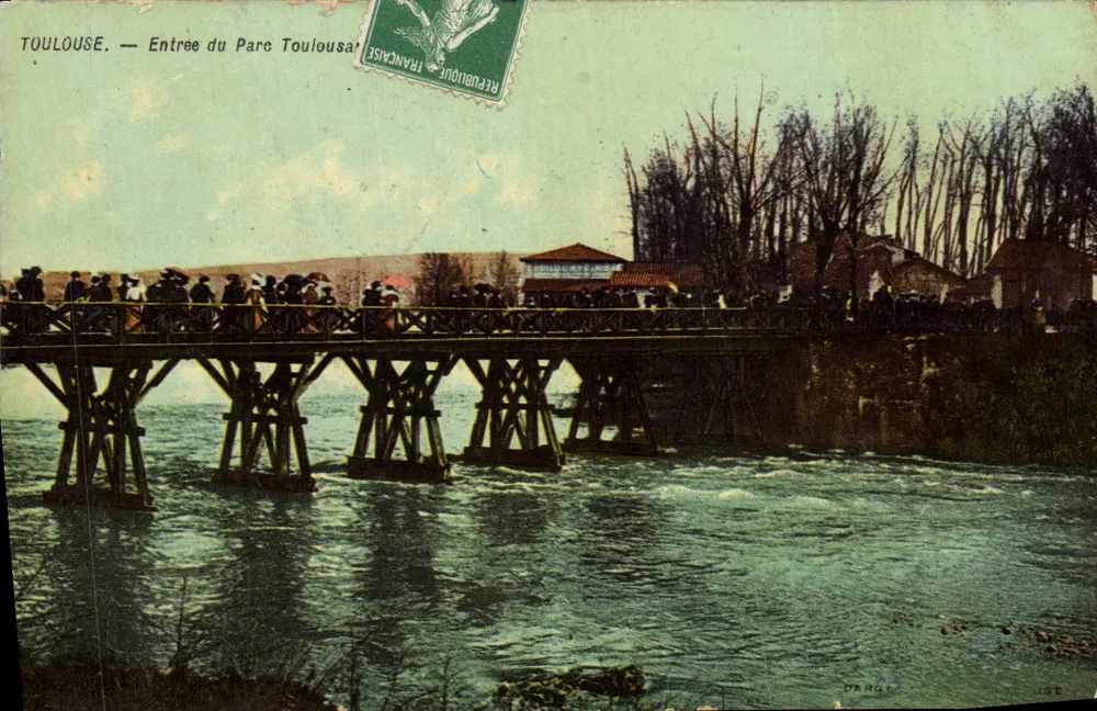 Toulouse — Eingang zum Toulousenpark — Darré, Verleger - Vorderseite