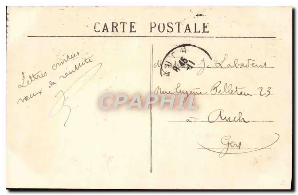 Toulouse — Panoramablick auf die Garonne — unbekannter Verlag, Seriennummer 32 - Rückseite