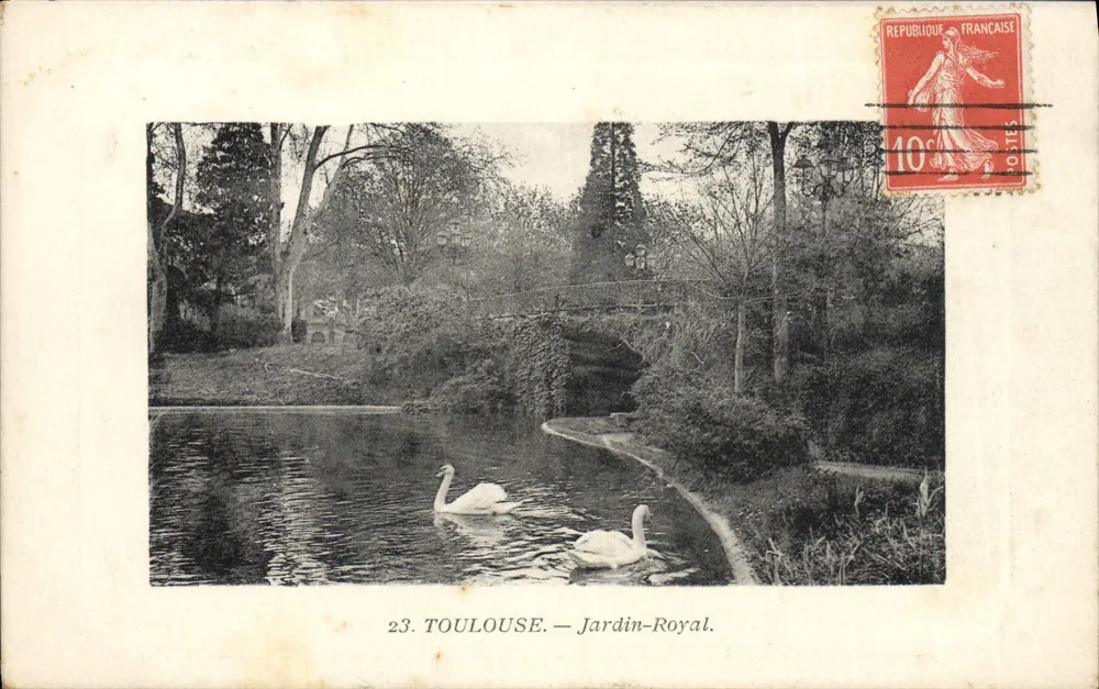 Toulouse — Jardin-Royal — Phototypie d'Art et d'Industrie du Sud-Ouest - Vorderseite
