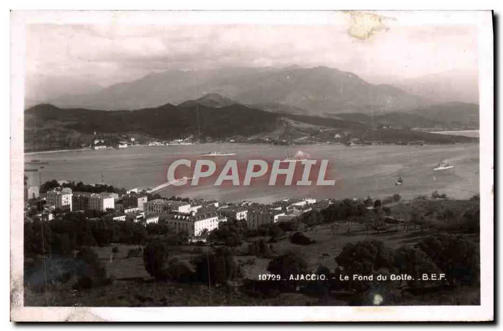Ajaccio — Le Fond du Golfe — B.E.F. — n° 10729 - Frente