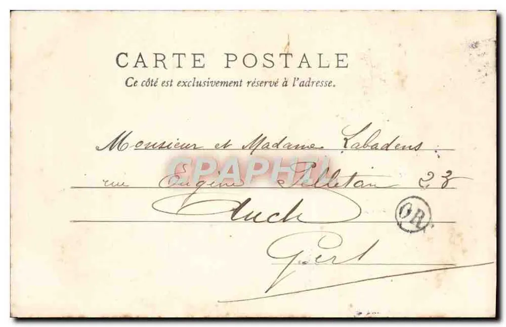 Pessan perto de Auch — A Igreja — J. Tapie, Fot. edit., Auch - Verso