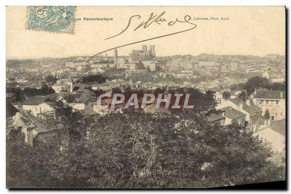 Vista Panorâmica — Auch — A. Lafontan, Fot. Auch - Frente