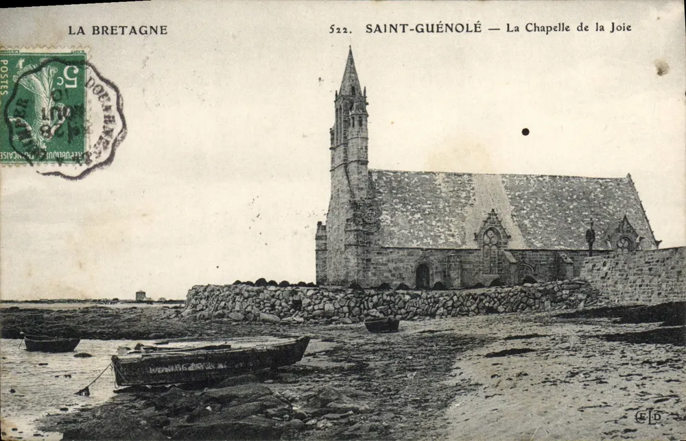 Saint-Guénolé — Die Kapelle der Freude — Verleger La Bretagne, Nr. 522 - Vorderseite
