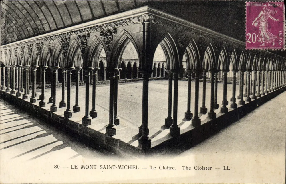 O Mont Saint-Michel — O Claustro — LL - Frente