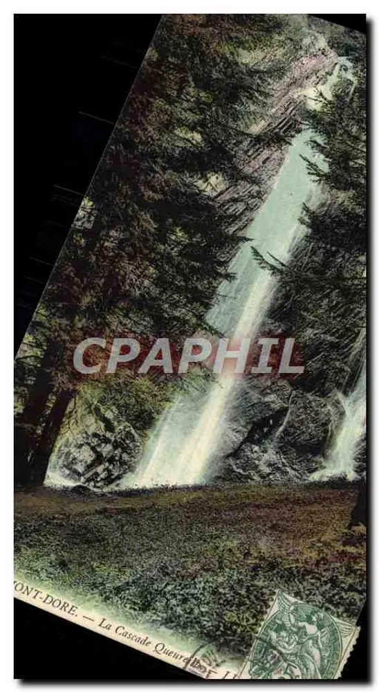 Mont-Dore — A Cascata Queurelles — editor não identificado, n° de série 11 - Frente