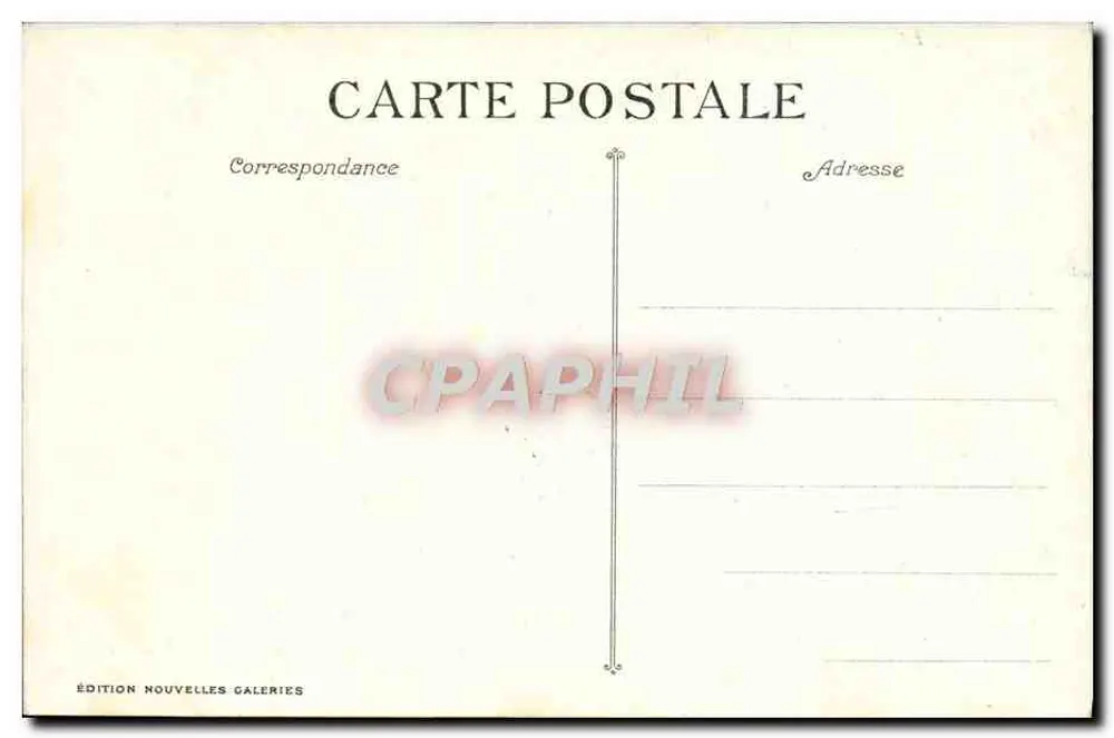 Marseille - Vieux-Port - Quai de la Fraternité — Édition Nouvelles Galeries, n°28 - Rückseite