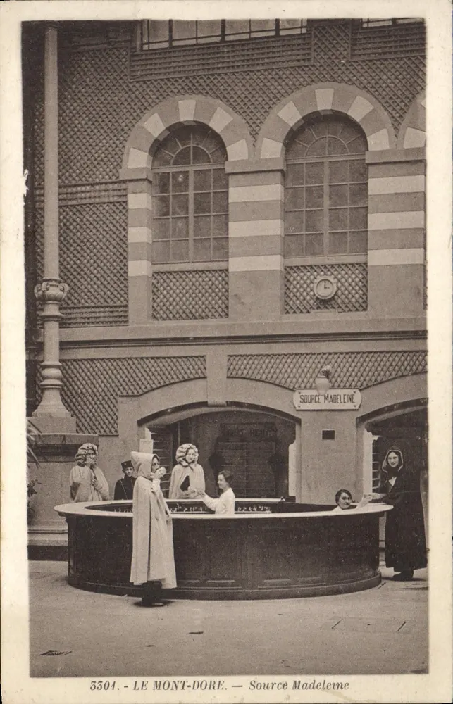 Mont-Dore — Fonte Madeleine — Ed. La Cigogne, Vichy - Frente