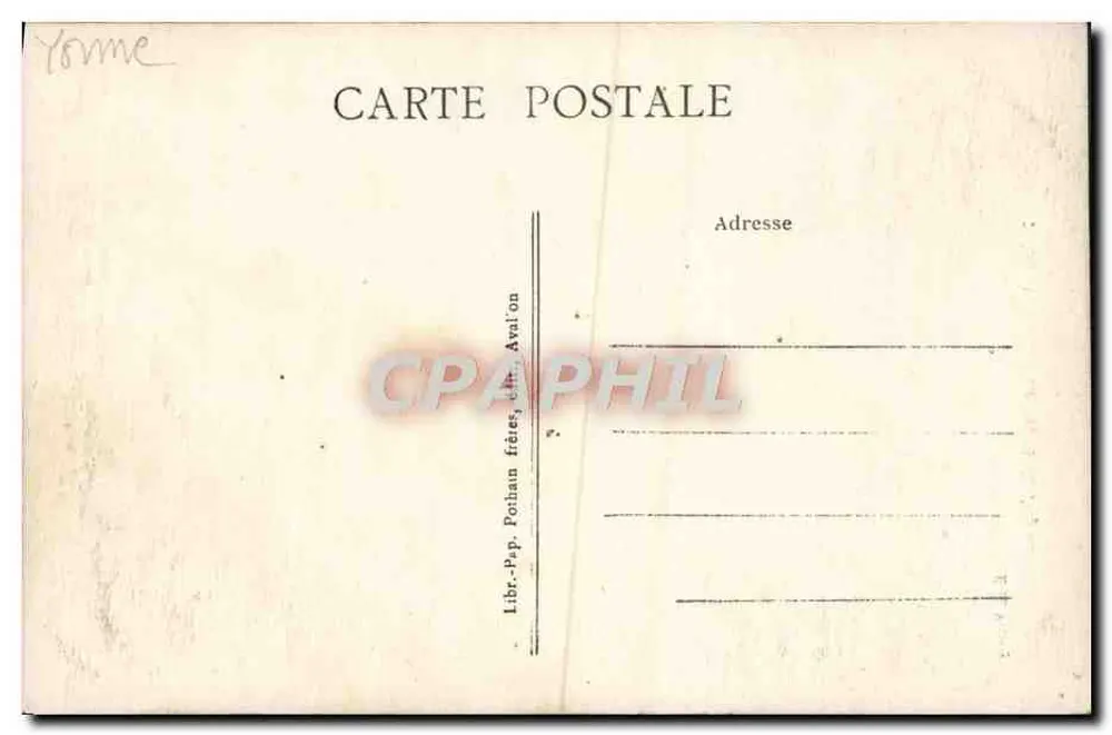 Montreal — Der Portal der Kirche — Verlag Yarely - Rückseite