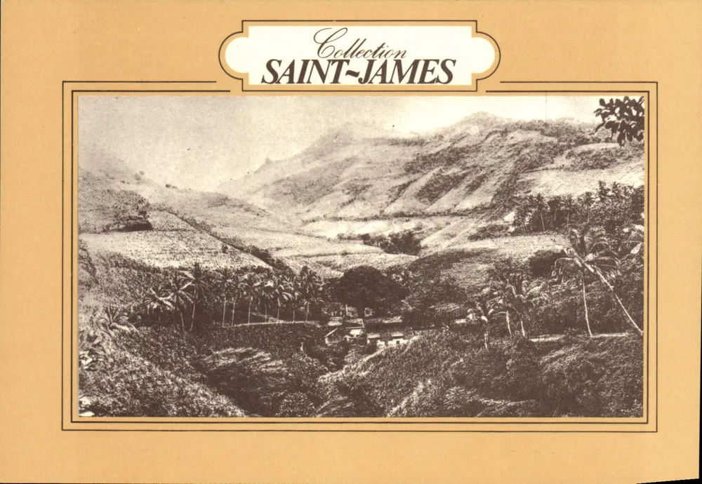 Ansicht der Berge — Sainte-Marie, Martinique — Sammlung Saint-James - Vorderseite