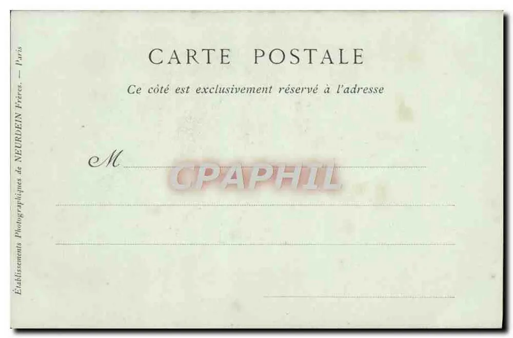 Dreux — Kapelle Saint-Louis, Grabstätte von Mlle de Montpensier — Verlag ND Phot - Rückseite