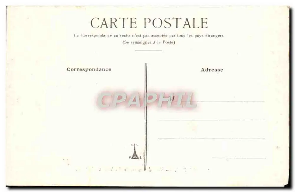 Dieppe — Blick auf den alten Schloss — Verlag: Régoin & Fils, Nr. 37 - Rückseite