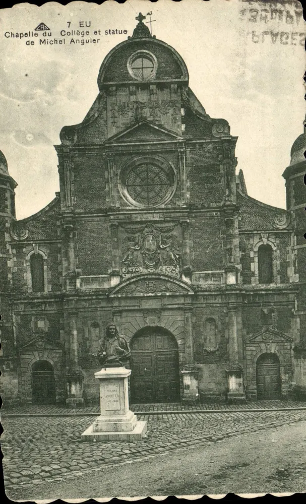 Chapelle des Colleges und Statue von Michel Anguier — 7 EU — Verlag ARA - Vorderseite