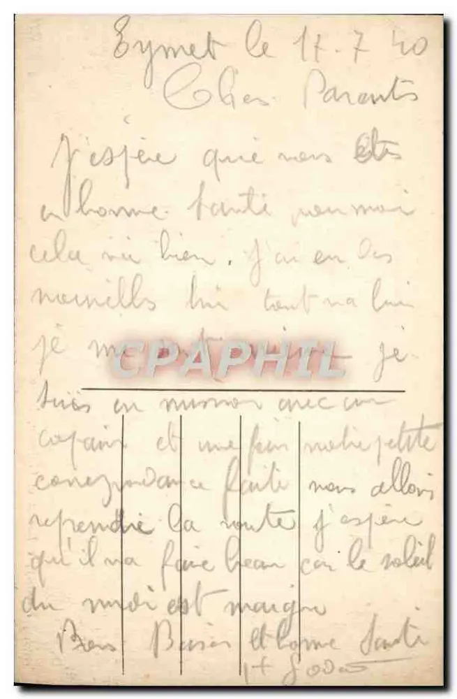 Eymet - Schloss Teyssonnières de Grammont (13. Jahrhundert) — Verlag: Dordogne - 17. Eymet - Rückseite