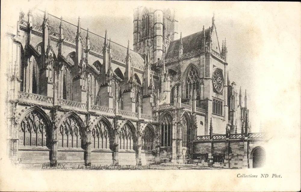 Évreux — A Catedral — Cidade Medieval — Collections ND Phot. - Frente