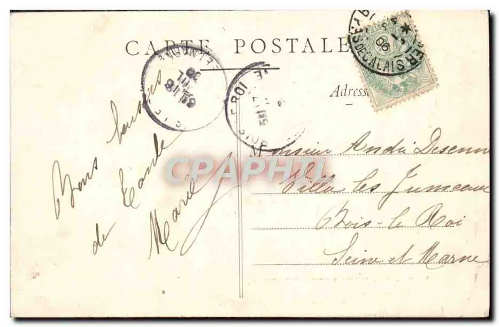 Boulogne-sur-Mer — Der Musoir der Ostmole — Verleger Stévenard, n°2 - Rückseite