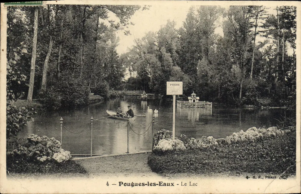 Pouguès-les-Eaux — O Lago — B.F. Paris, n°4 - Frente