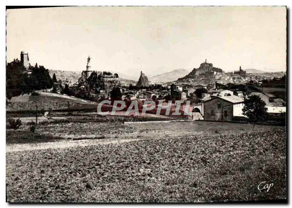 Le Puy - Allgemeiner Blick - Die vier Felsen — Verlag C.A.P. Paris, Nr. 47 - Vorderseite