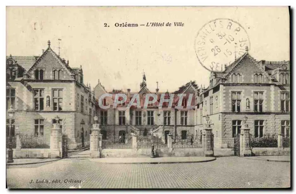 Orléans — O Hotel de Ville — J. Loddé, editor Orléans - Frente