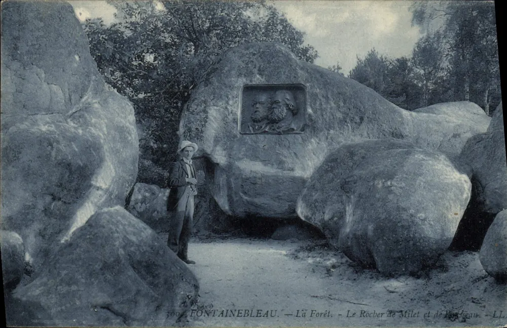 Fontainebleau — Die Forêt. — Der Rocber von Milet und Rodeau — LL - Vorderseite