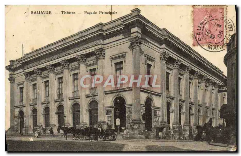 Saumur — Théâtre — Façade Principale — Éditeur : SAUMUR — Théâtre — Façade Principale - Vorderseite