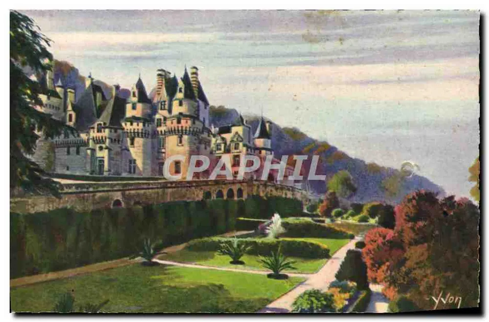 Rigny-Usse — O castelo (século xvii) — Edições de Arte YVON - Frente