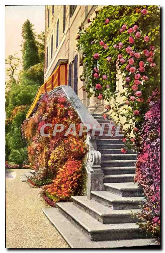 Garten der Villa Carlotta — Cadenabbia, Lago di Como — Verlag Giare Cella, Nr. 112 - Vorderseite