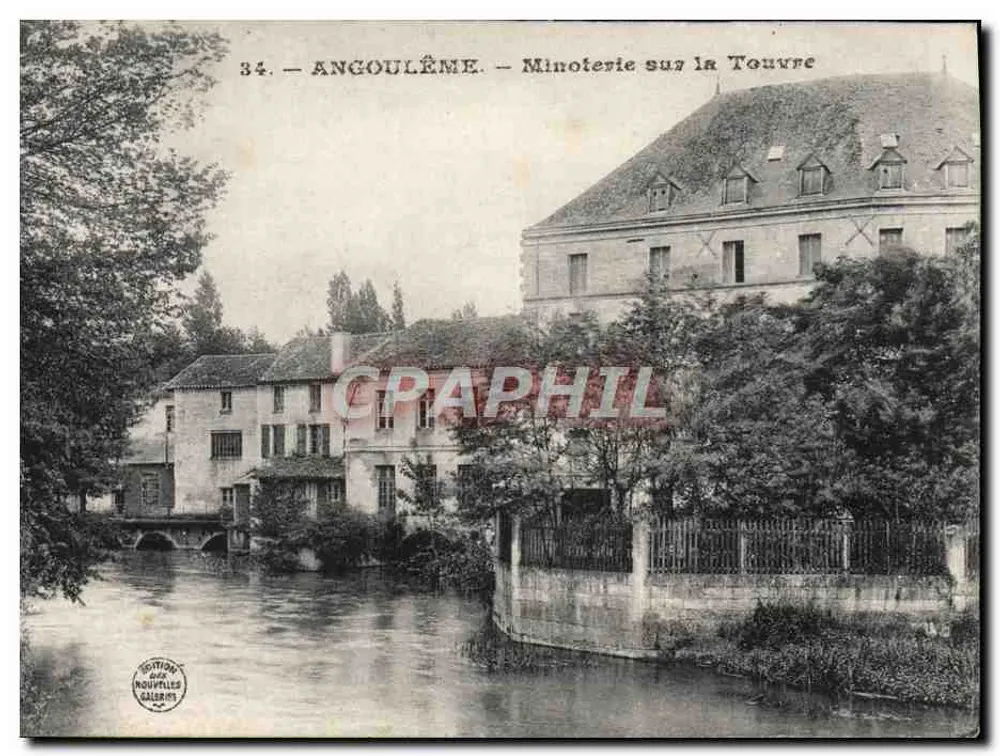 Angoulême — Mühle an der Touvre — Edition des Nouvelles Gauer - Vorderseite