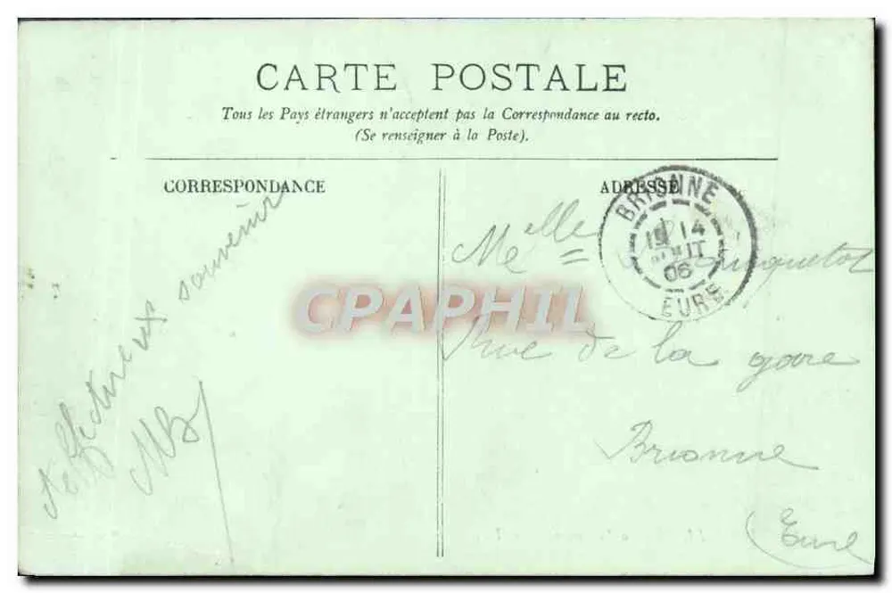 TROUVILLE — A Peixaria — LL. - Verso