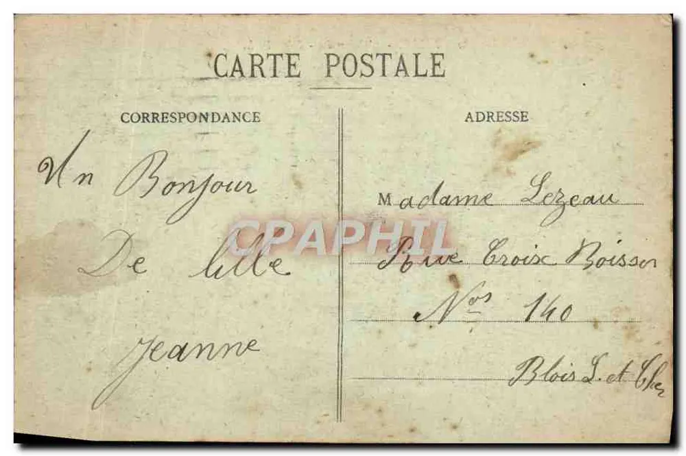 Lille - A Universidade - Edit. P.-L. - Verso
