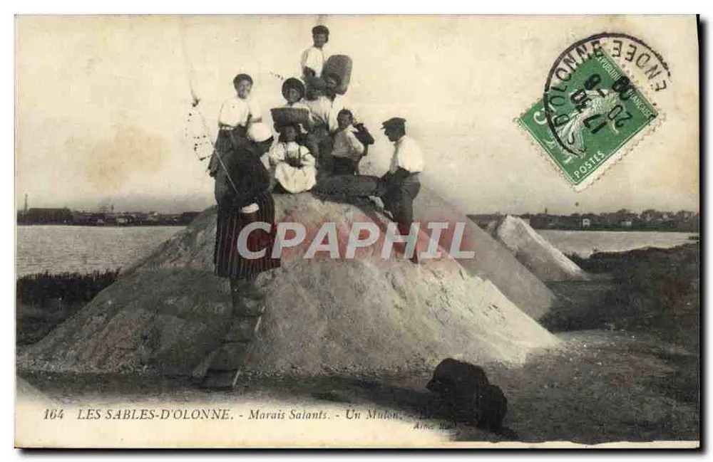 Les Sables-d'Olonne - Marais Salants - Ein Mulon — Verlag: Arme & Cie, n° 164 - Vorderseite