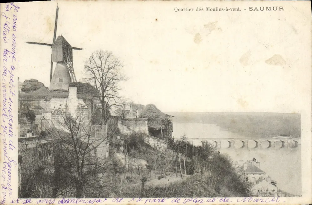Bairro dos Moinhos a Vento - SAUMUR — editor Marcel - Frente