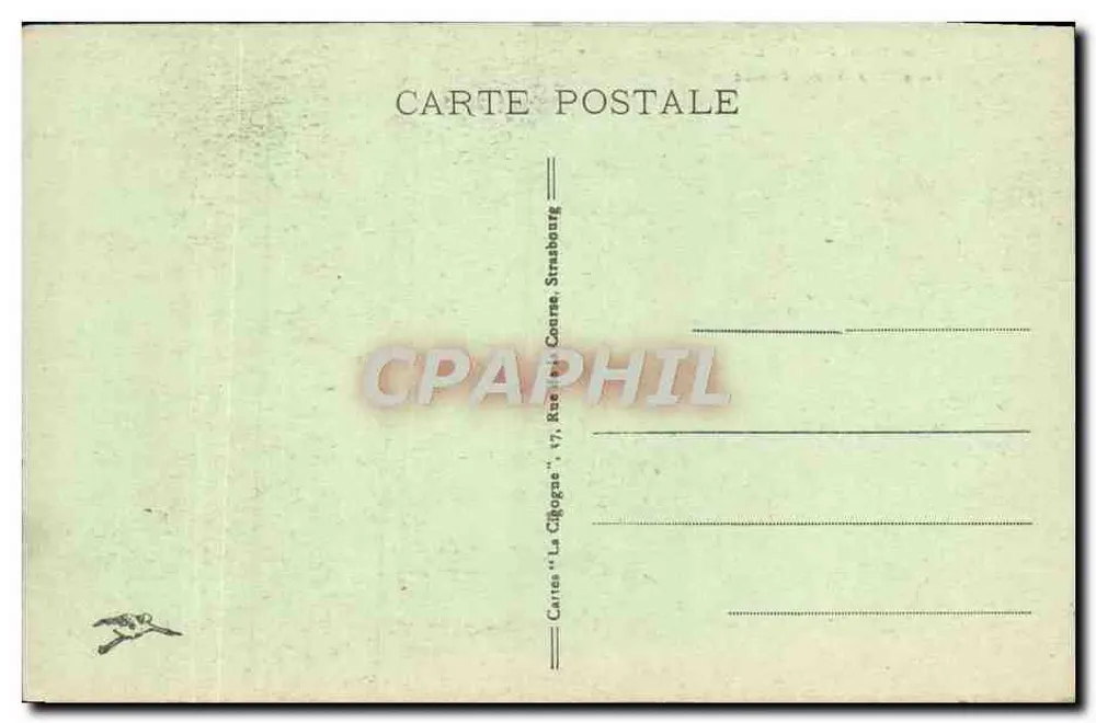 Straßburg - Place de la Grande Boucherie — Verlag 'Cartes "La Cillogue"' - Rückseite