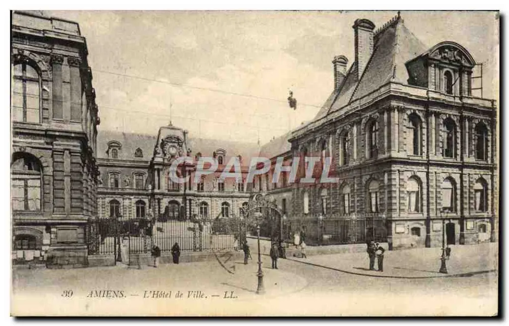 Amiens — O Hotel de Ville — LL. — n°39 - Frente