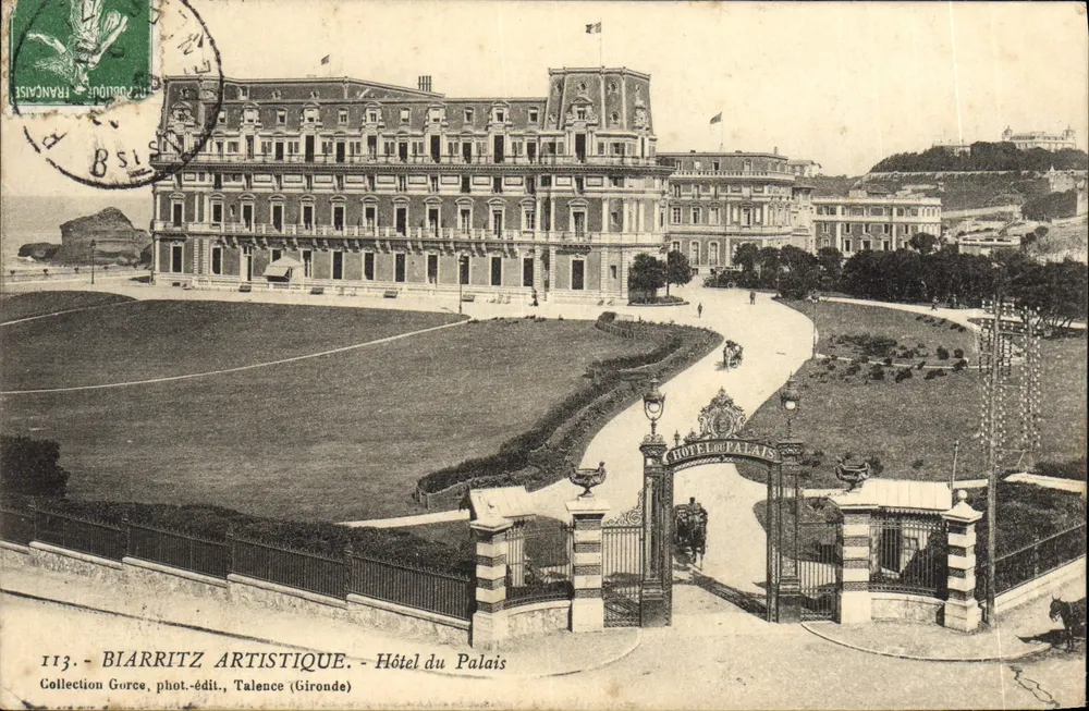 Biarritz - Hotel du Palais — Sammlung Gorce, Foto-Verlag, Talence (Gironde) - Vorderseite