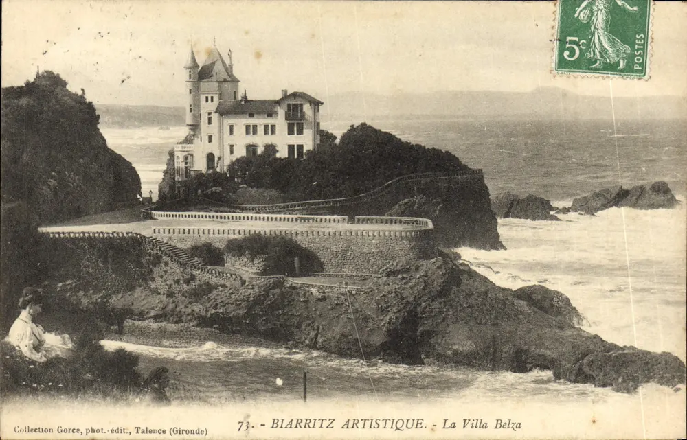 Künstlerisches Biarritz — Villa Belza — Sammlung Gorce, phot.-edit., TALENCE (Gironde) n°73 - Vorderseite