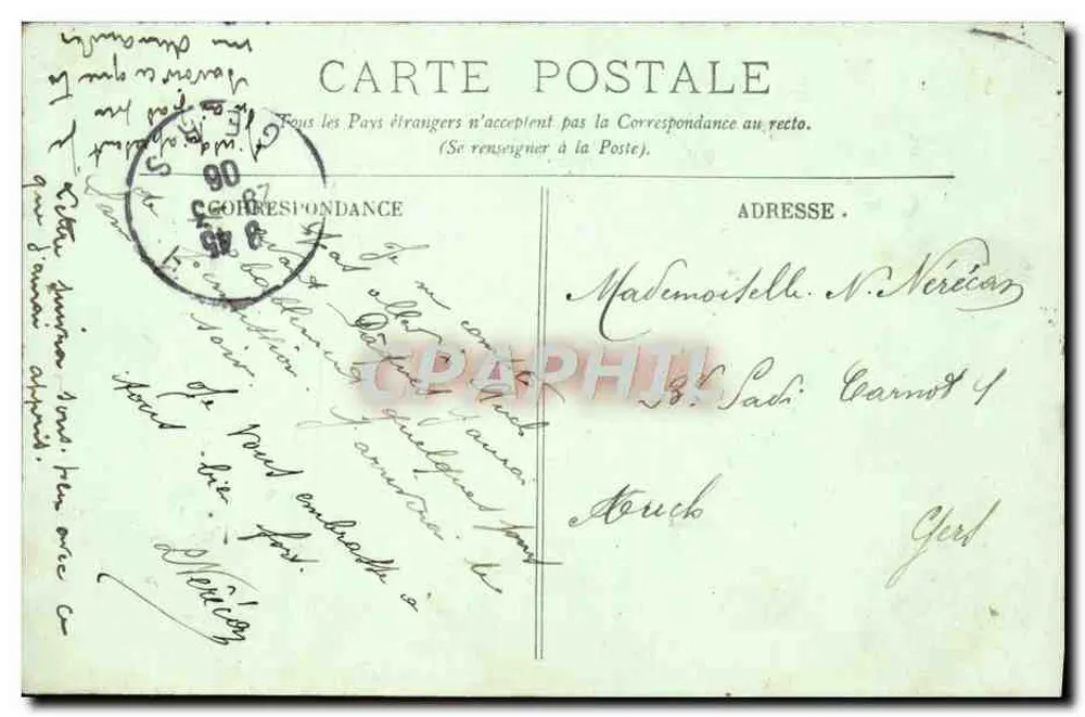 Toulouse — Der Denkmal von Armand Sylvestre im Jardin des Plantes — LL. - Rückseite