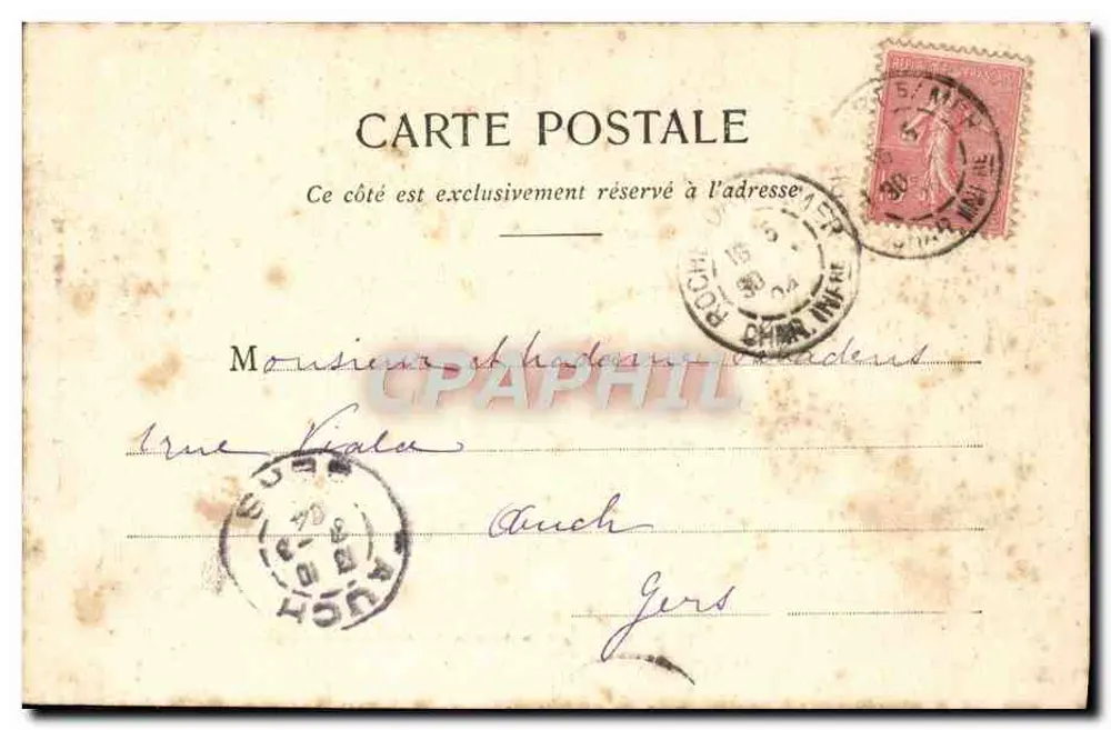 Toulouse — Praça do Jourdan — editor J. L. Toulouse, n°76 - Verso