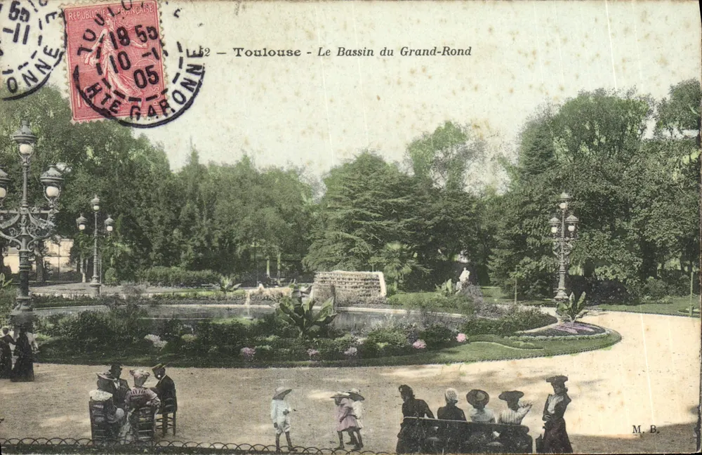 Toulouse - Der Grand-Rond-See — Verlag M.B. Nr. 12 - Vorderseite