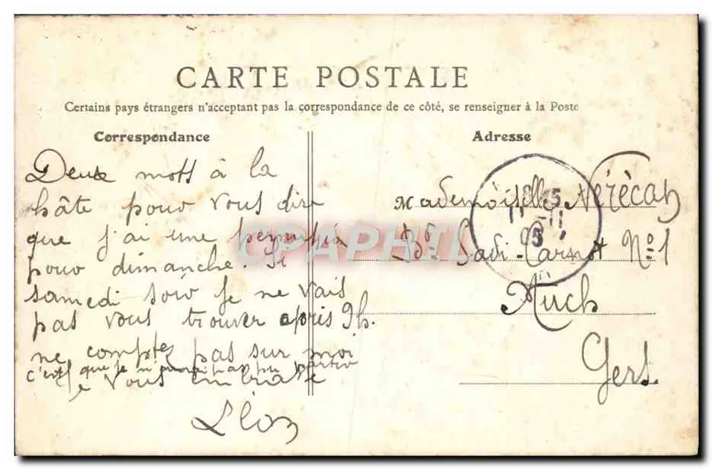 Toulouse - Der Grand-Rond-See — Verlag M.B. Nr. 12 - Rückseite