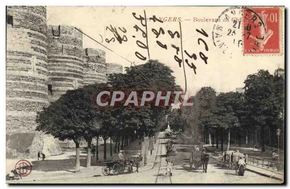 Auch — Boulevard do Castelo — editor C. P. H. n° 108 - Frente