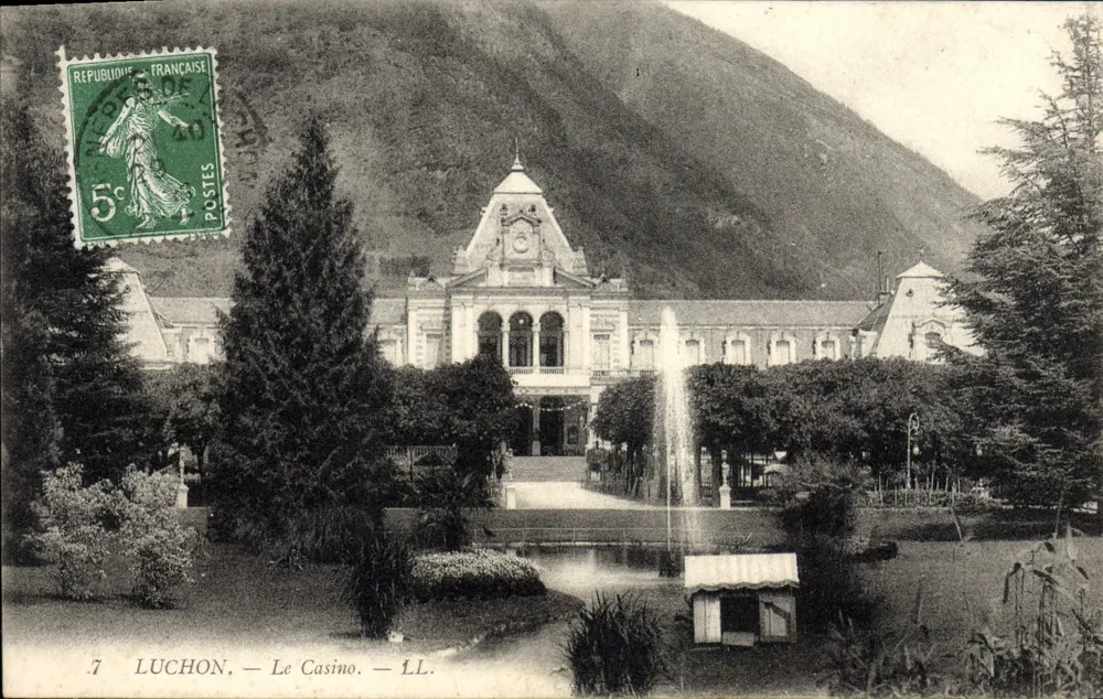 Luchon — O Casino — LL. - Frente