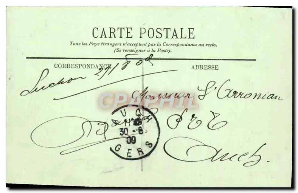 Luchon — O Casino — LL. - Verso