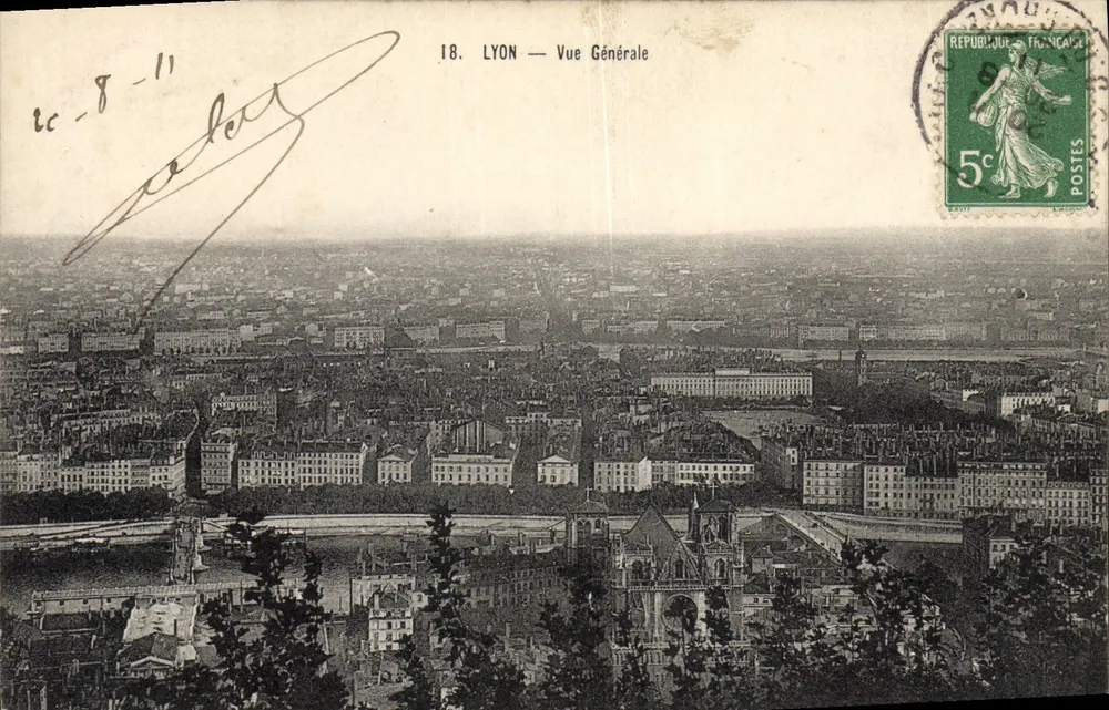 LYON — Vista Geral — Editor não identificado, n° de série 18 - Frente